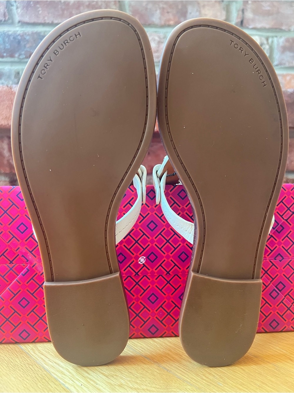 Tory Burch Multicolor Crystal Miller Leather Sandals - Picture 11 of 12